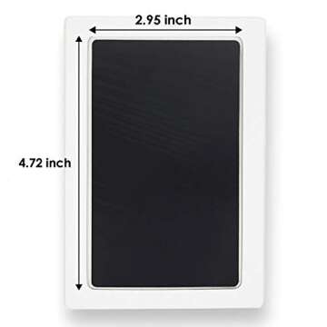 Large Clean Touch Ink Pad for Baby Handprints and Footprints – Inkless Infant Hand & Foot Stamp ?...