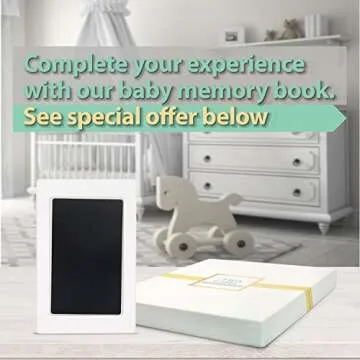 Large Clean Touch Ink Pad for Baby Handprints and Footprints