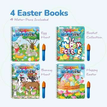 Easter Water Coloring Books for Kids - Mess-Free Fun