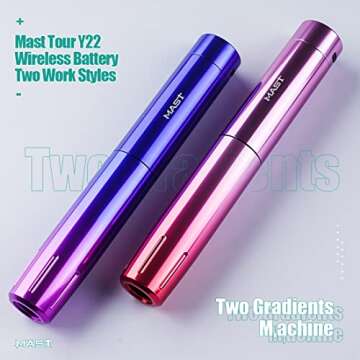 Mast Tour Y22 Cordless Rotary Tattoo Pen for Professionals