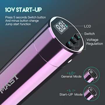 Mast Tour Y22 Cordless Rotary Tattoo Pen for Professionals