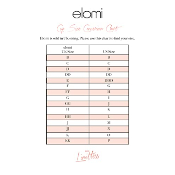 Elomi Plus-Size Matilda Underwire Plunge Bra for Comfort