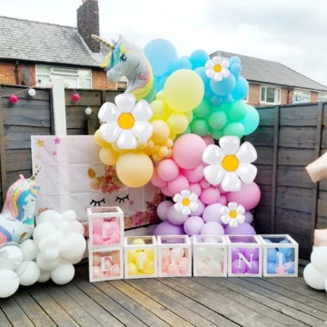 ZFUNBO Daisy Balloon Garland Arch Kit for All Occasions