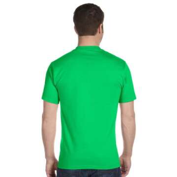 Gildan Mens DryBlend 5.6 oz. 50/50 T-Shirt(G800)-Black-L