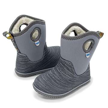 JAN & JUL Kids Waterproof Boots for Winter Adventure - Size 10 Little Kid