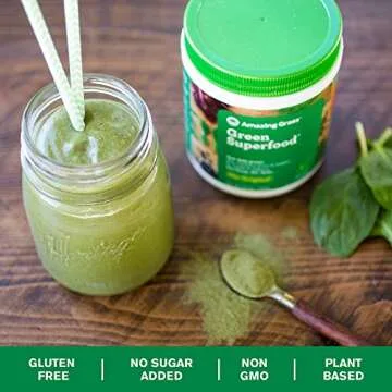 Amazing Grass Greens Blend Superfood Powder – Nutrient-Rich Daily Wellness Boost!