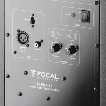 Focal 2x Alpha 65 6.5" Active 2-Way Near Field Professional Monitoring Speaker, 105W Power