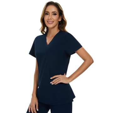 Comfortable COZYFIT Scrubs for Women with 8 Pockets