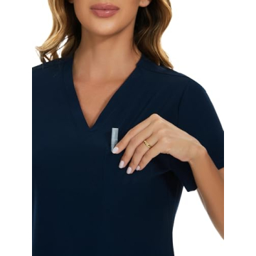 Comfortable COZYFIT Scrubs for Women with 8 Pockets