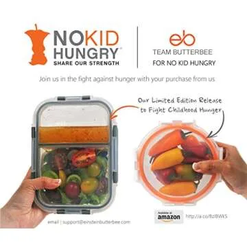 [3-Pack - New 2019 Design] 3 Compartment Bento Boxes Glass Food Container with Maria Emmerich Keto Diet Cookbook Sample - Leak Proof Meal Prep and Portion Control