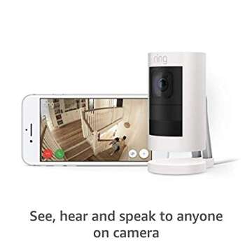 Ring Stick Up Cam Elite, Power over Ethernet HD Security Camera with Two-Way Talk, Night Vision, Wor...