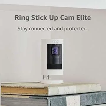Ring Stick Up Cam Elite Security Camera with Night Vision