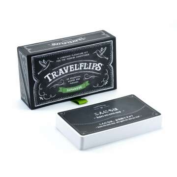 Learn Japanese Flash Cards for Beginners & Travelers