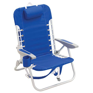 Rio Brands 4-Position Backpack Beach Chair Features Comfort