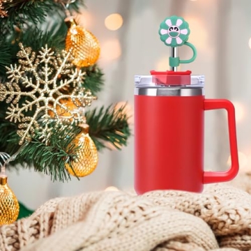 Cute Silicone Straw Covers for Stanley Cup | 6Pcs Pack