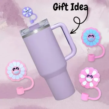 Cute Silicone Straw Covers for Stanley Cup | 6Pcs Pack