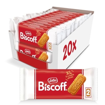 Lotus Biscoff Cookies – Vegan Caramelized Snack in Dispenser Box (Pack of 20)
