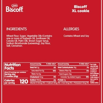 Lotus Biscoff Cookies Vegan Snack Pack of 20 Sleeves