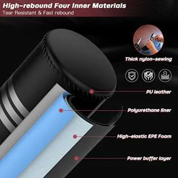 Dripex Freestanding Punching Bag- Heavy Boxing Bag with Stand for Adult Youth - Men StandingBoxing Bags for Home Gym