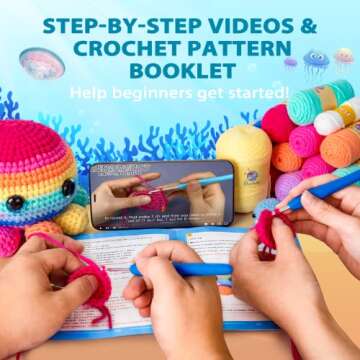 Crochetta Crochet Kit for Beginners with Video Tutorials