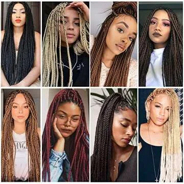 Braiding Hair Pre stretched 16inch 8packs Pre stretched Braiding Hair Crochet Braids Hair Yaki Braiding Hair Extension (#T27, 16inch,8pcs)