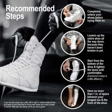 Superare Boxing Shoes for Men and Women - Lightweight & Supportive