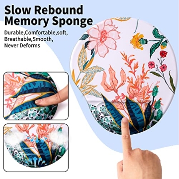 Ergonomic Mouse Pad with Wrist Support for Comfort