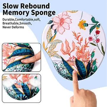 Ergonomic Mouse Pad with Wrist Support for Comfort