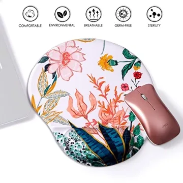 Ergonomic Mouse Pad with Wrist Support for Comfort