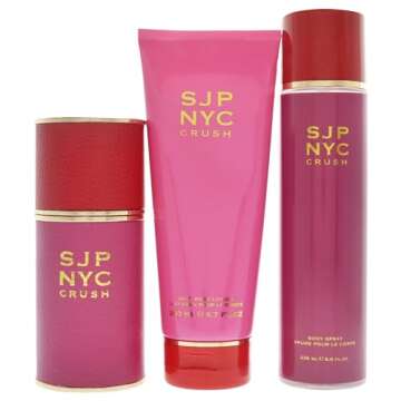 SJP NYC Crush By SJP Gift Set For Women - Clean, Romantic, Ultra-Feminine Fragrance - Fruity-Floral ...