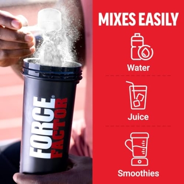 FORCE FACTOR Creatine Monohydrate for Muscle Gain & Strength