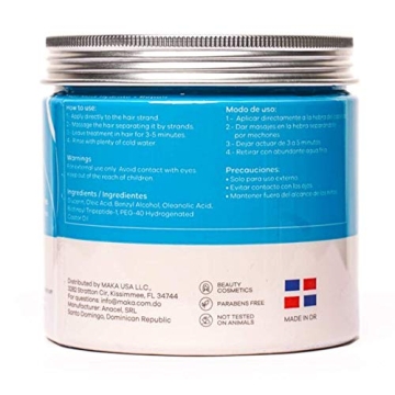 Maka Moisturizing Hair Mask for Damaged Hair 12 Fl oz