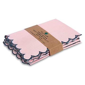 Premium Fingercraft Scallop Napkin Set - Perfect for All Occasions