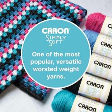 Caron Simply Soft Brites Yarn, 6 oz, Mango Colorball | Shop Now