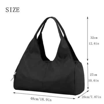 Stylish Forestfish Yoga Gym Bag with Compartment & Storage