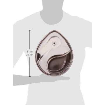 Pioneer Pet Stainless Steel Fountain Raindrop Design