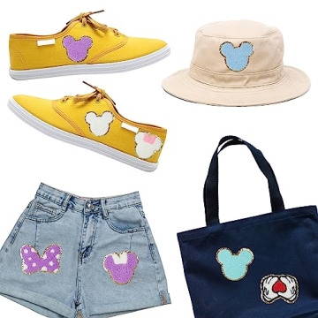 15PCS Cute Cartoon Iron On Patches for Clothes