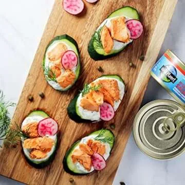 Wild Planet Wild Sockeye Salmon, Skinless & Boneless, Canned Salmon, Sustainably Caught, Non-GMO, Kosher 6 Ounce (Pack of 12)