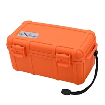 Cigar Caddy 3540-R Blaze Waterproof Travel Humidor for 15 Cigars