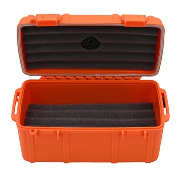 Cigar Caddy 3540-R Blaze Waterproof Travel Humidor for 15 Cigars