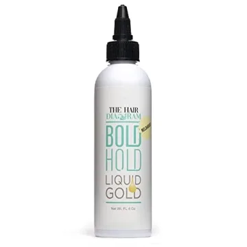The Hair Diagram - Bold Hold Liquid Gold Reloaded - Glueless Lace Gel - Temporary Hold For Wigs and ...