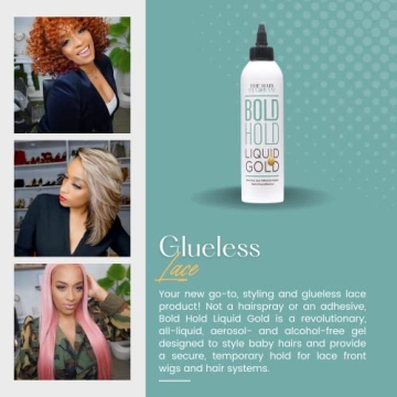 Bold Hold Liquid Gold - Glueless Wig Hold Gel - 4oz