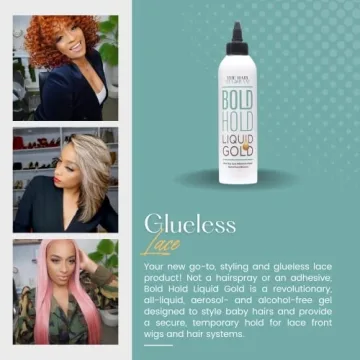 Bold Hold Liquid Gold - Glueless Wig Hold Gel - 4oz