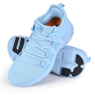INZCOU Running Shoes Lightweight Tennis Shoes Non Slip Gym Workout Shoes Breathable Mesh Walking Sne...