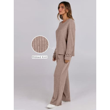 Soft ANRABESS Women’s 2 Piece Lounge Set for Cozy Days