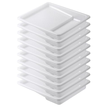 Bates Paint Tray Liner - 9 Inch, 10 Pack, Durable Disposable Plastic Liners for Easy Painting Cleanu...