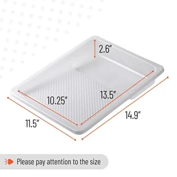 Bates Paint Tray Liners - Durable Disposable Trays Pack