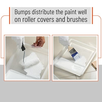 Bates Paint Tray Liners - Durable Disposable Trays Pack