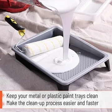 Bates Paint Tray Liners - Durable Disposable Trays Pack