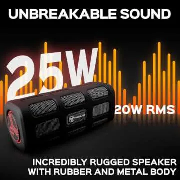 TREBLAB FX100 Portable Waterproof Bluetooth Speaker